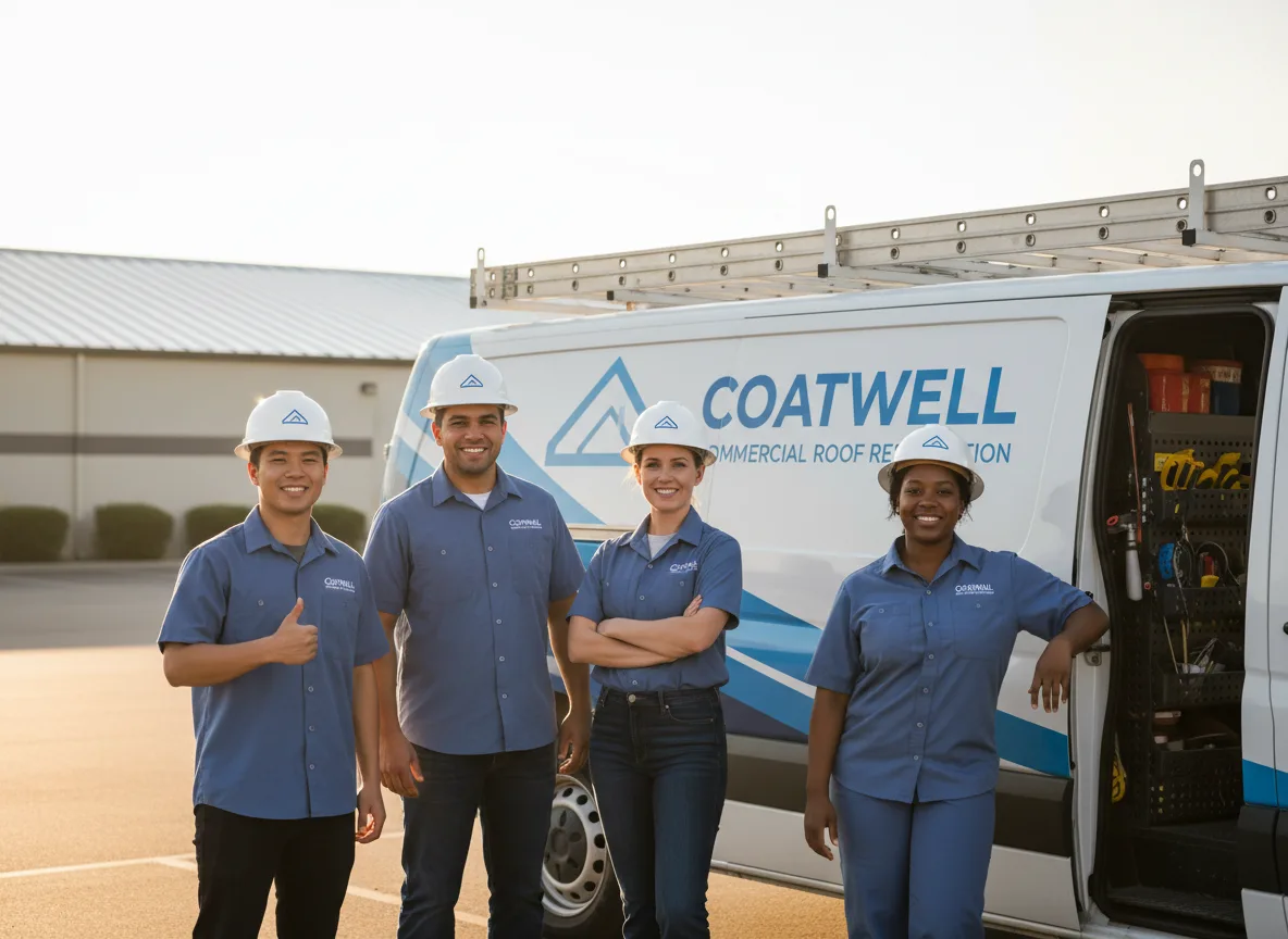 Commercial roof coating company in Westgate, IA